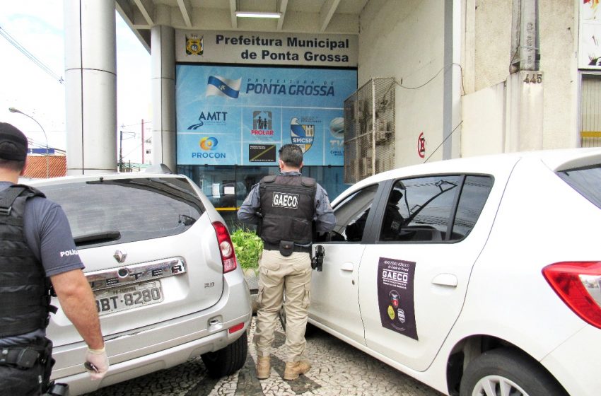  Prefeitura, Câmara, Vereadores, empresários de Ponta Grossa são alvos de operação do Gaeco