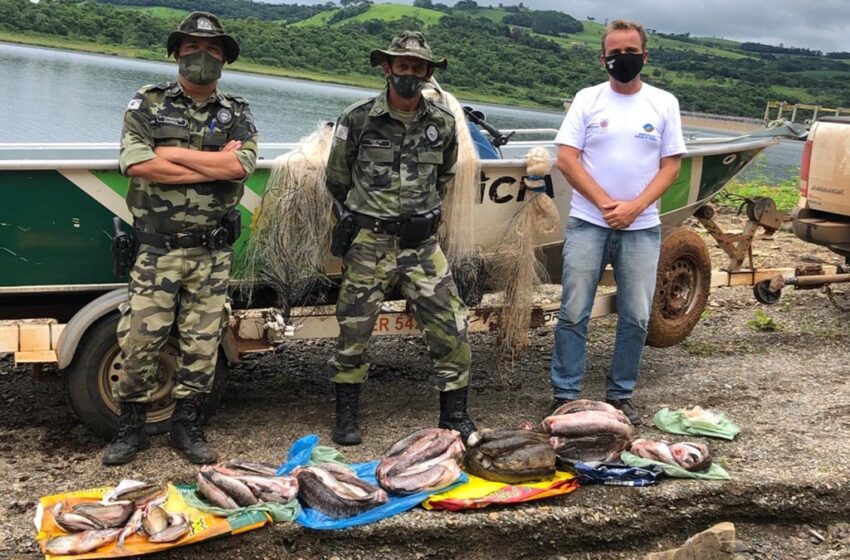  Operação apreende 48 quilos de peixes nativos em Ortigueira