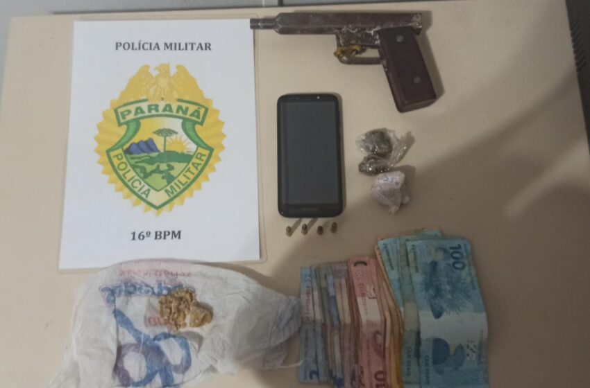  Traficante é preso após a Polícia monitorar ponto de venda de drogas em Pitanga