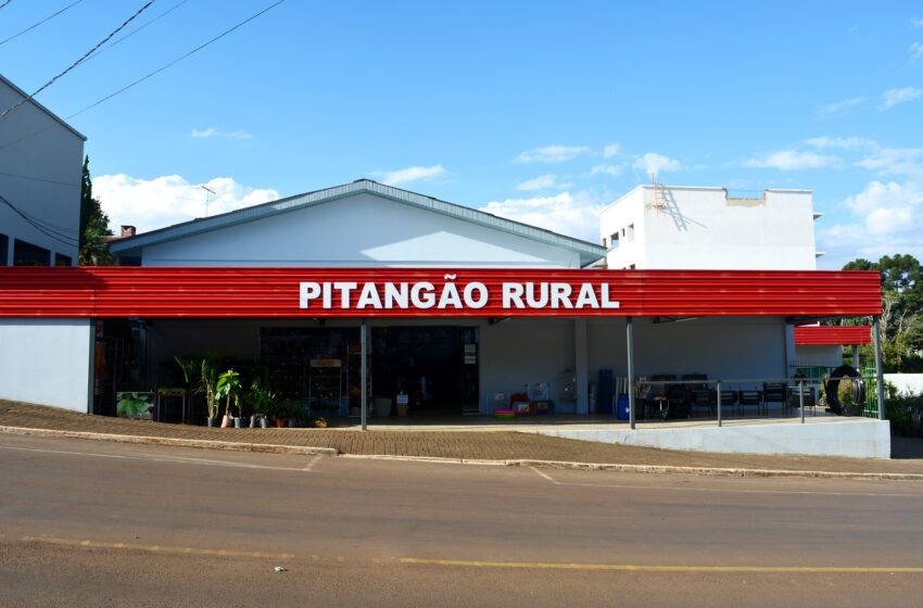  Pitangão Rural Purina investe na renovação. A grande loja de variedades da região