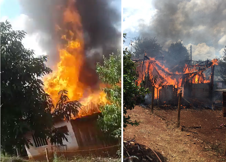  Laranjal – Participe da campanha de arrecadação para Dona Cecília, que teve sua casa destruída por um incêndio