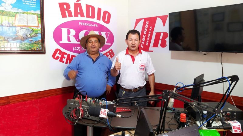  Rádio Central Web e Tabloide Regional recebe a visita do Vereador Catita de Turvo