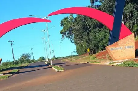 Portal de acesso ao Município de Manoel Ribas pela Rodovia PRC-466